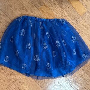 Hanna Andersson Blue tutu Star Wars R2D2 Skirt size 10